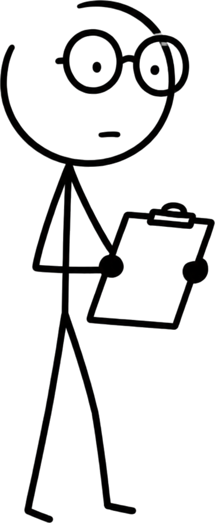Citizen with clipboard